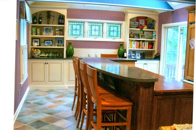 Colorful Kitchen Renovation