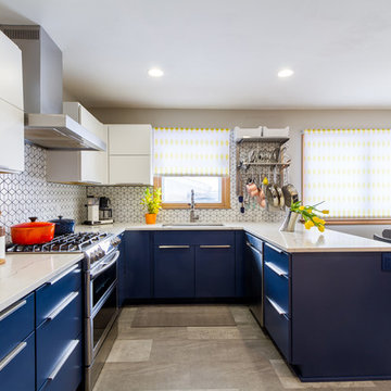 Colorful Midcentury Modern Kitchen
