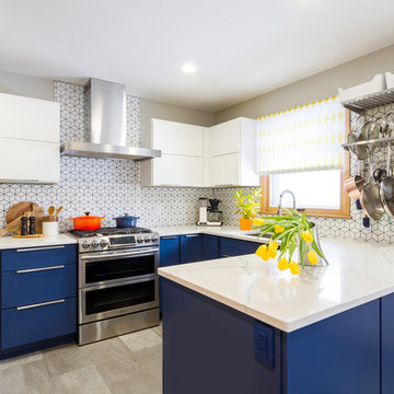 Colorful Midcentury Modern Kitchen