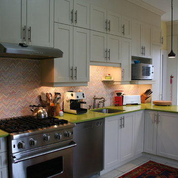 Colorfull kitchen remodel