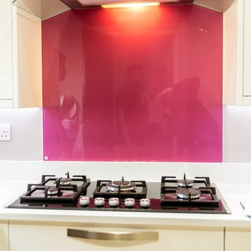 "COLOURED GLASS COLLECTION" glass kitchen splashbacks by CreoGlass