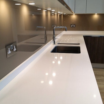 "COLOURED GLASS COLLECTION" glass kitchen splashbacks by CreoGlass