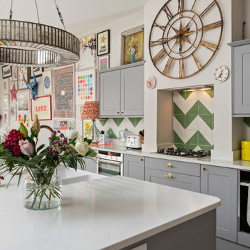 Colourful Eat-In Kitchen