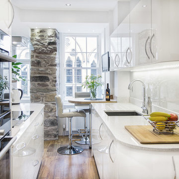 Compact kitchen in Edinburgh
