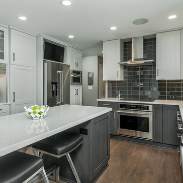 Compact Modern Kitchen with Entertaining Island