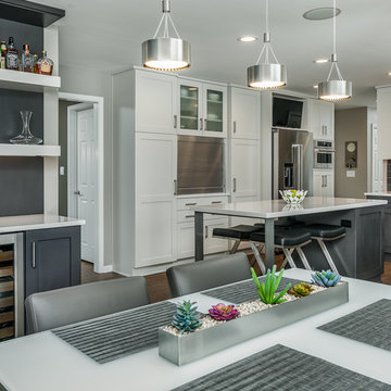 Compact Modern Kitchen with Entertaining Island