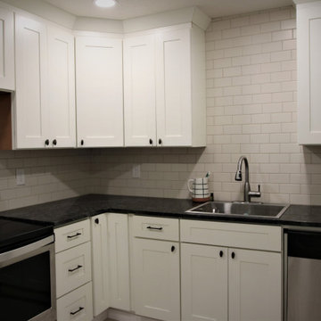 Complete Kitchen Remodel with White Shaker Cabinets