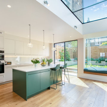 Complete renovation with double height rear extension.  Clapham SW11