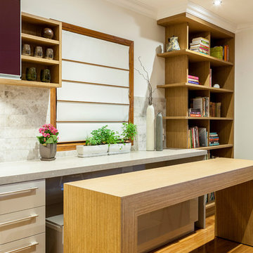 Concealed Living kitchen