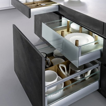 Concrete Cabinets - Industrial Chic