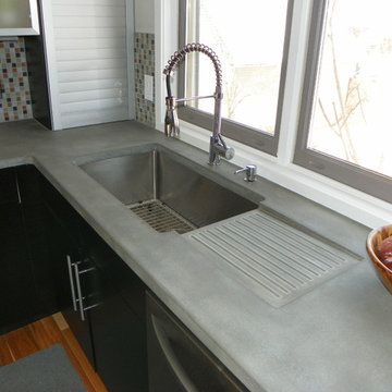 concrete kitchen countertops
