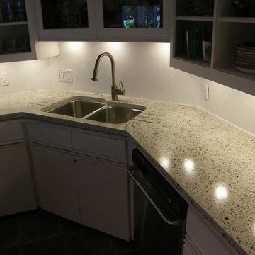 Concrete Kitchen Countertops White