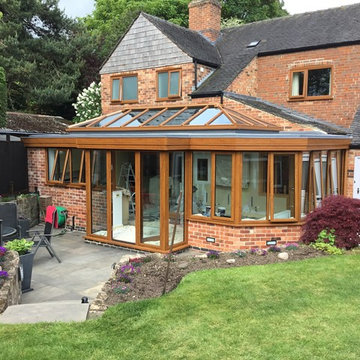 Conservatory Updated With Orangery Roofing System