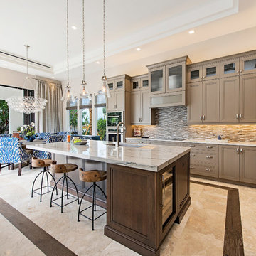 Contemporary and Transitional Style Home in Naples, FL