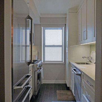 Contemporary Apartment Renovation Kitchen