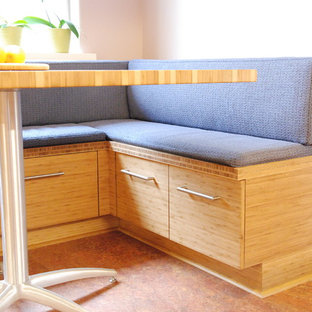 Contemporary bamboo kitchen
