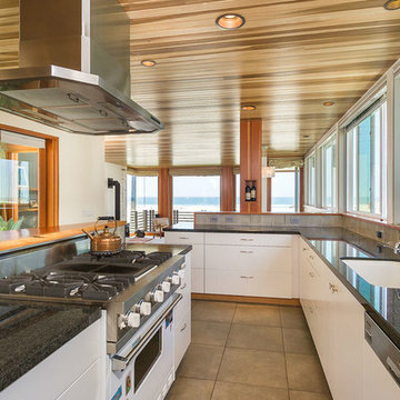 Contemporary Beach House- Kitchen