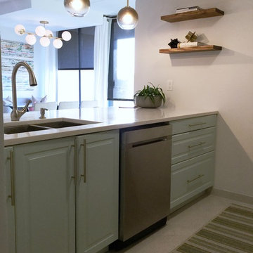 Contemporary Coastal City Kitchen