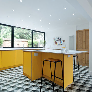 Contemporary Colourful Kitchen