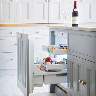 Contemporary Country Kitchen in Georgian House