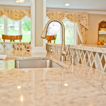 Contemporary Glamour - Family Kitchen Remodel in Watchung NJ