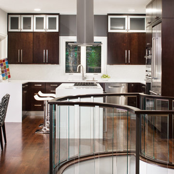 Contemporary Glass Stair Rail