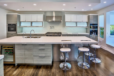 Inspiration for a contemporary kitchen remodel in Los Angeles