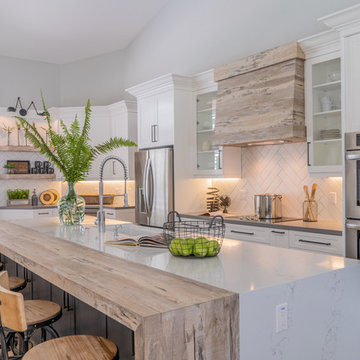Contemporary Industrial Kitchen and Bath