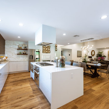 Contemporary Kitchen & Dining Room | Wrightwood Residence | Studio City, CA