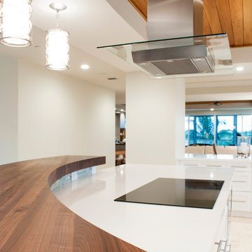 Contemporary Kitchen at Le Jardin