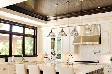 Inspiration for a contemporary kitchen remodel in Miami