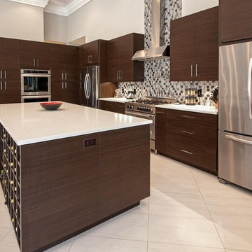 Contemporary Kitchen Bocaire Country Club Remodel