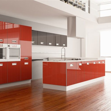 Contemporary Kitchen Cabinets by Crestwood