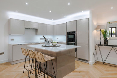 Contemporary kitchen in London.