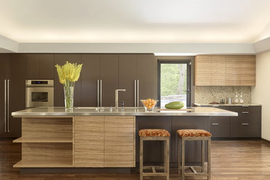 Inspiration for a contemporary kitchen remodel in St Louis