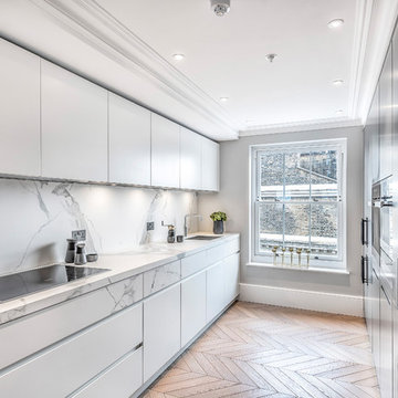 Contemporary kitchen for Kensington Apartment
