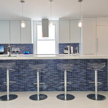 Modern Blue Kitchen Look