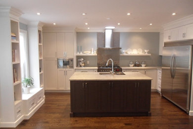 Inspiration for a contemporary kitchen remodel in Toronto