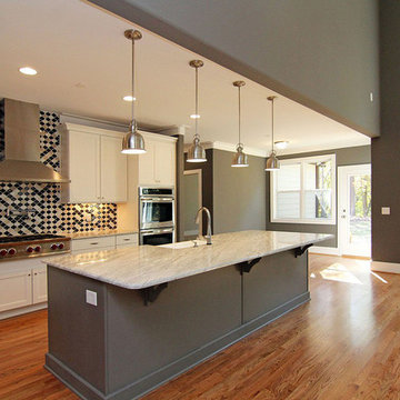 Contemporary Kitchen in a Craftsman Home