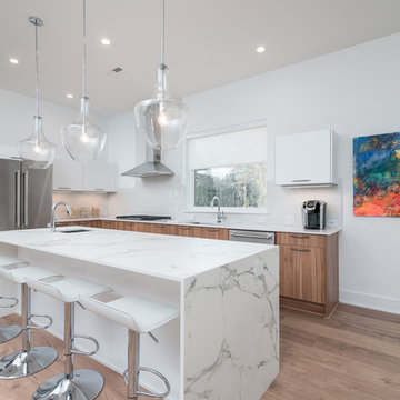 Contemporary Kitchen in Charlotte's First Solar Community