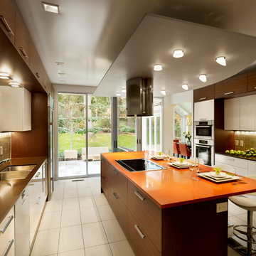 Contemporary kitchen in Gladwyne, PA