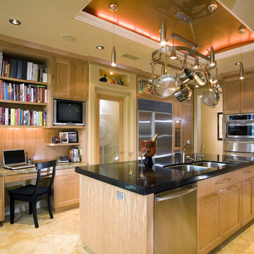 Contemporary Kitchen in Newport Coast, CA 92657, view 3