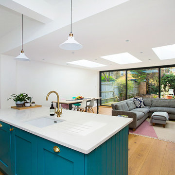 Contemporary kitchen in Tooting