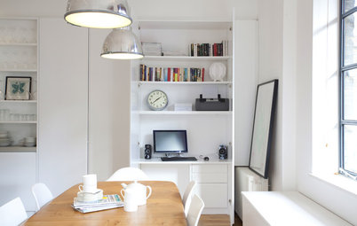 How to Fit a Home Office or Workstation into Your Kitchen