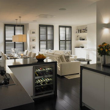 Contemporary Kitchen, London Mansion Block