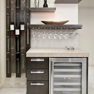 Photo of a contemporary kitchen in Miami.