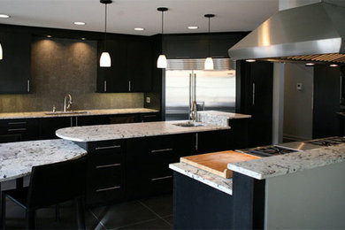 Inspiration for a contemporary kitchen remodel in Other