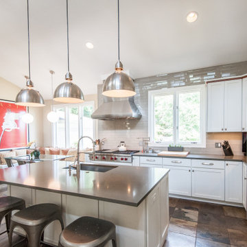 Contemporary Kitchen with Industrial Vibe in Alexandria, VA