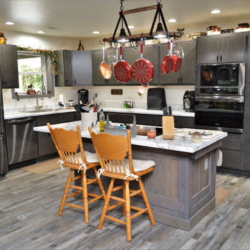 Contemporary Kitchen with Rustic Features. BaileyTown USA Select.