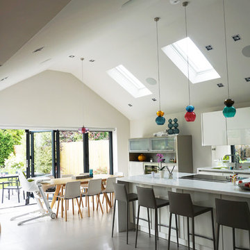 Contemporary Makeover of 1950s House